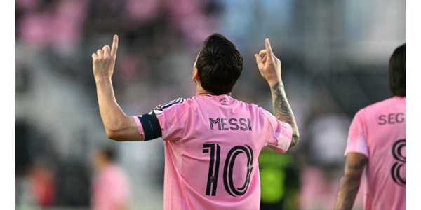 Lionel Messi reescreveu mais uma vez a história dos campeonatos para outra equipa Lionel Messi reescreveu mais uma vez a história dos campeonatos para outra equipa